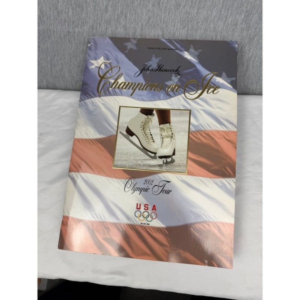 Champions on Ice 2002 Olympic Tour Souvenir Program John Hancock USA Skating